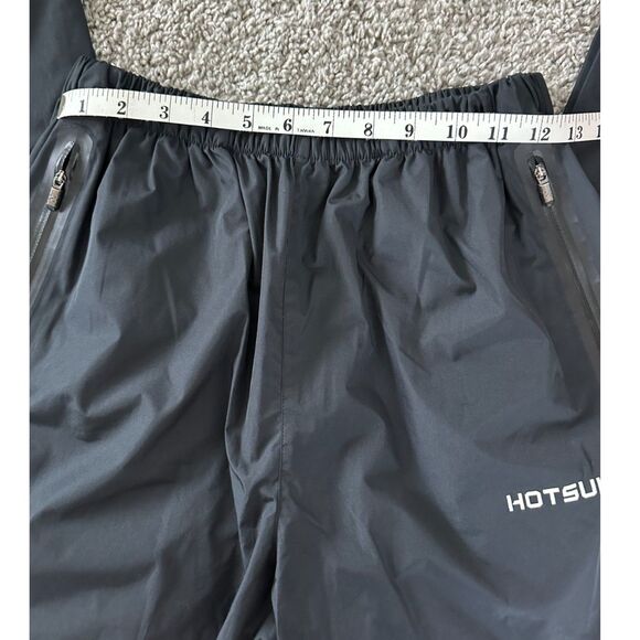 Hot Suit Women’s Black Sauna Sweat Pants Size Large Athletic Workout Fitness - Picture 5 of 6